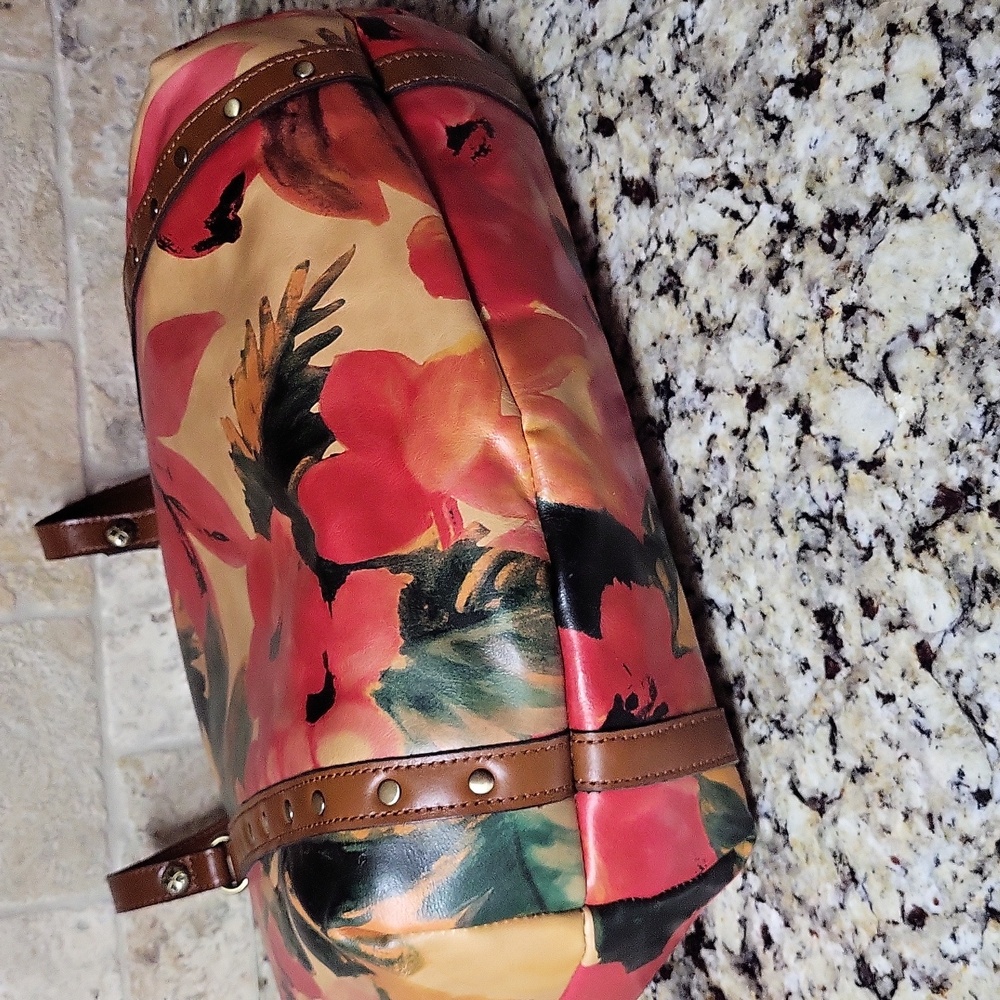 Patricia Nash Floral Benvenuto Tote NEW - Picture 8 of 13